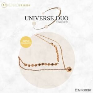 KENKO FASHION UNIVERSE DUO COLLAR TONO DORADO.