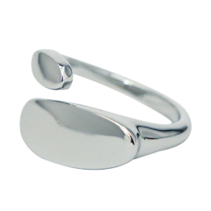 KENKO FASHION NOVA RING PLATEADO ANILLO AJUSTABLE.
