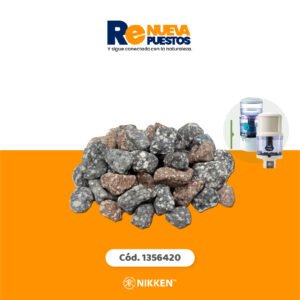 Caja x 1.000 gr de piedras impregnadas en minerales y piedras impregnadas en ion de cobre